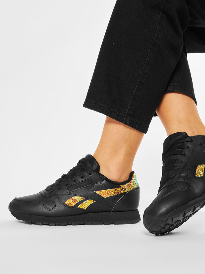 Reebok Sneakersy Reebok Cl Lthr FW6164 Černá