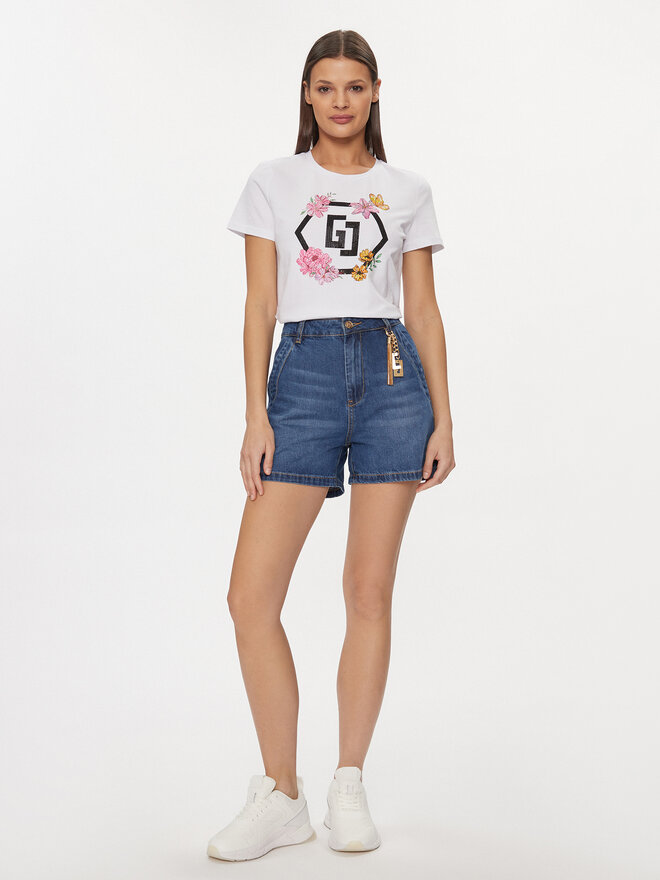 Gaudi Gaudi Camiseta 411BD64022 Blanco Regular Fit