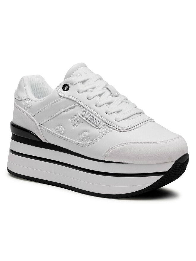 Guess Sneakersy Guess Hansin FL5HNS PEL12 Bílá