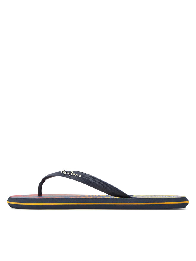Pepe Jeans Japonki Pepe Jeans Whale Palm PMS70153 Granatowy