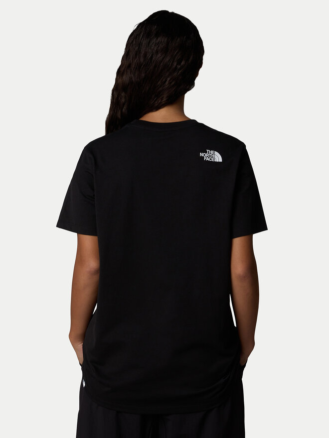 The North Face The North Face Marškinėliai Easy NF0A8A6G Juoda Loose Fit