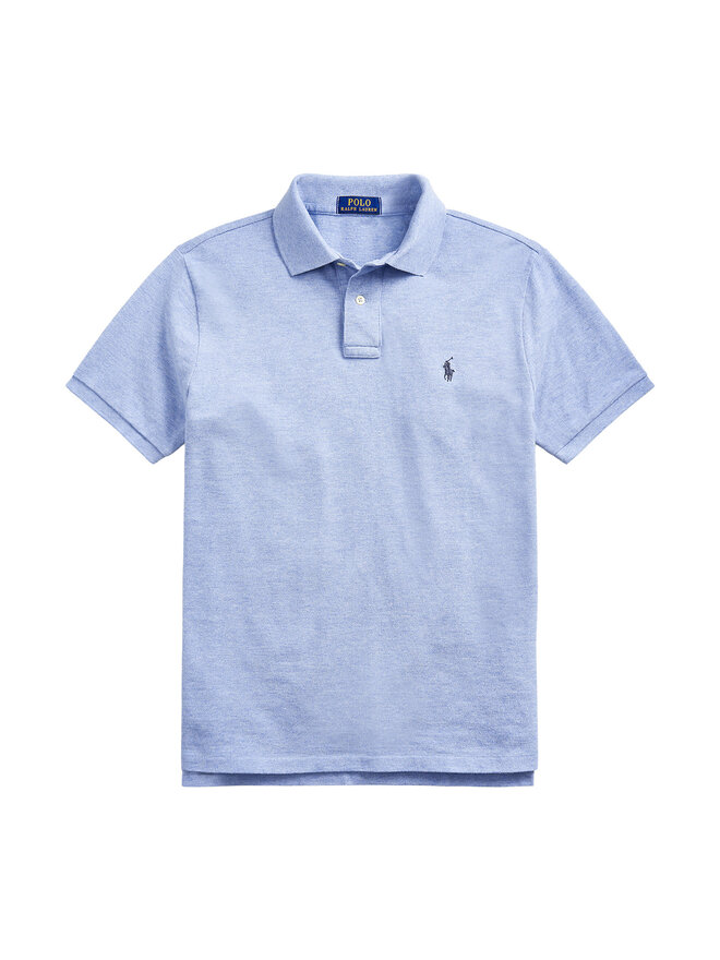 Polo Ralph Lauren Polo Ralph Lauren Поло 710666998007 Голубий Custom Slim Fit