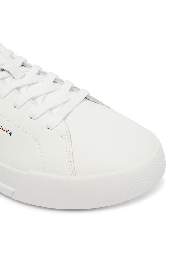 Tommy Hilfiger Sneakers Tommy Hilfiger Th Court Lth Detail Ess FM0FM05367 Weiß