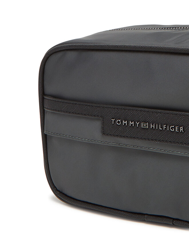 Tommy Hilfiger Kosmetyczka Tommy Hilfiger Th Repreve Washbag AM0AM13525 Szary