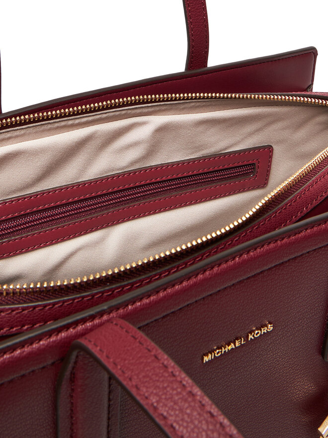 MICHAEL Michael Kors Ročna torba MICHAEL Michael Kors Laila 30S5G9IT2L Bordo rdeča