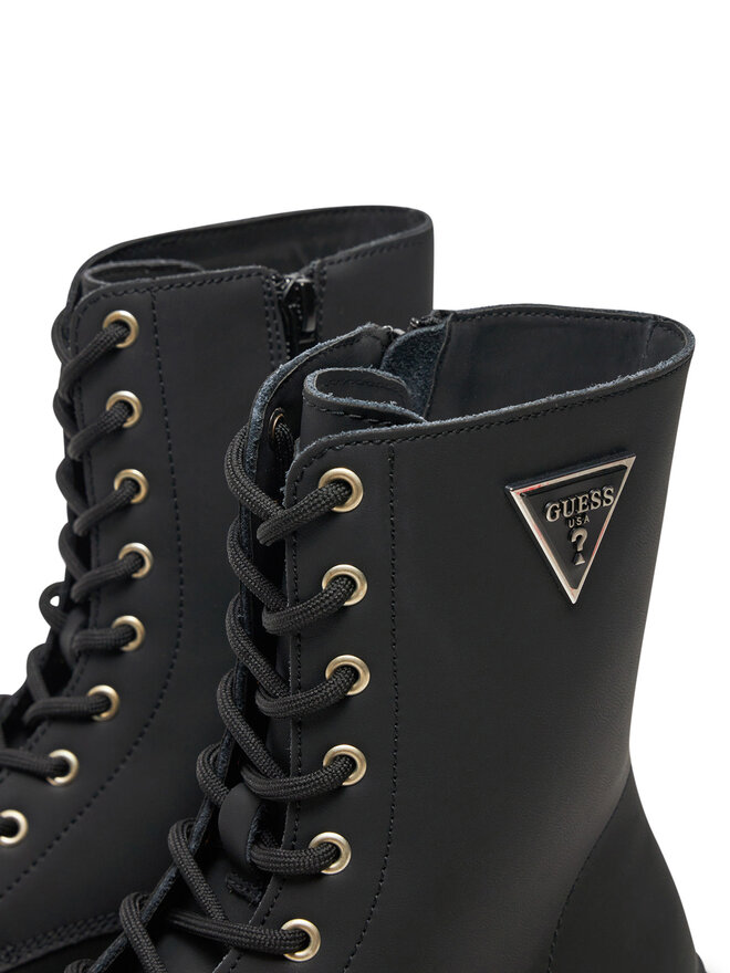Guess Schnürschuhe Guess FLPPAM LEA10 Schwarz