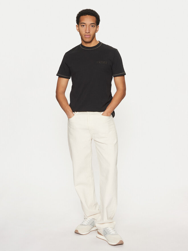 Guess Guess T-Shirt U5RI01 KCAM1 Μαύρο Regular Fit