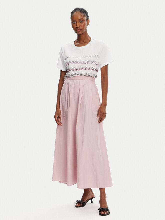 Marella Marella Футболка Foglia 2515971042 Білий Regular Fit