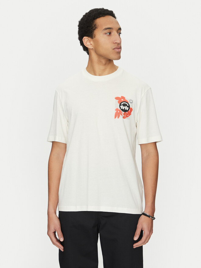 HUGO HUGO Camiseta Nufloro 50533387 Blanco Regular Fit
