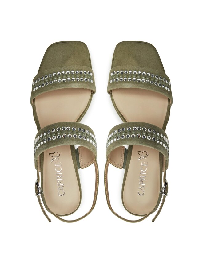 Caprice Sandały Caprice 9-28315-42 Khaki