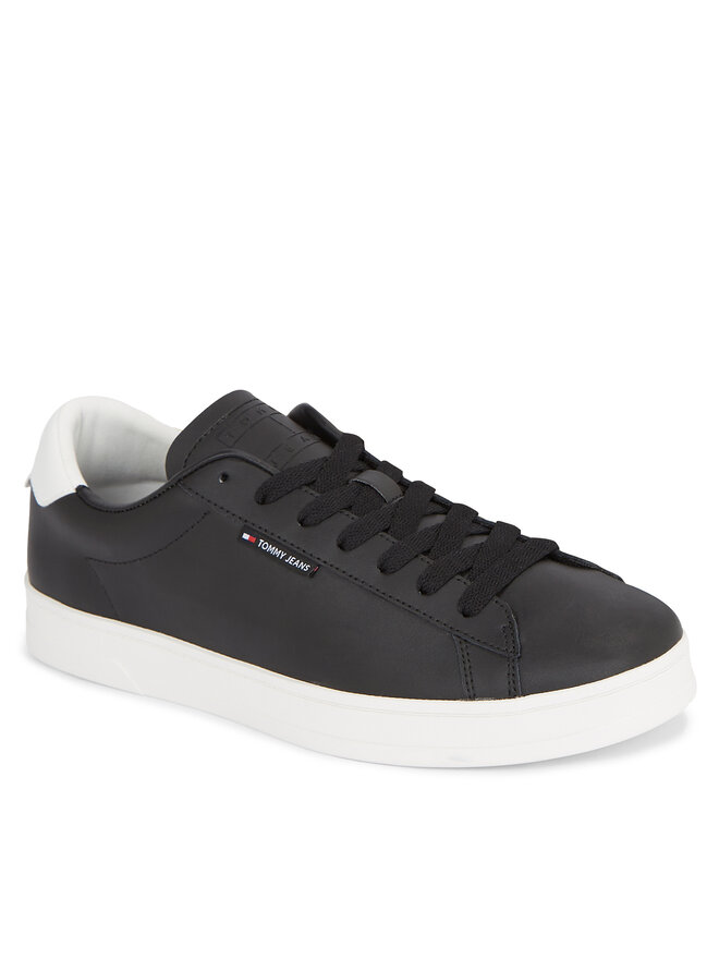 Tommy Jeans Αθλητικά Tommy Jeans Tjm Leather Low Cupsole EM0EM01374 Μαύρο
