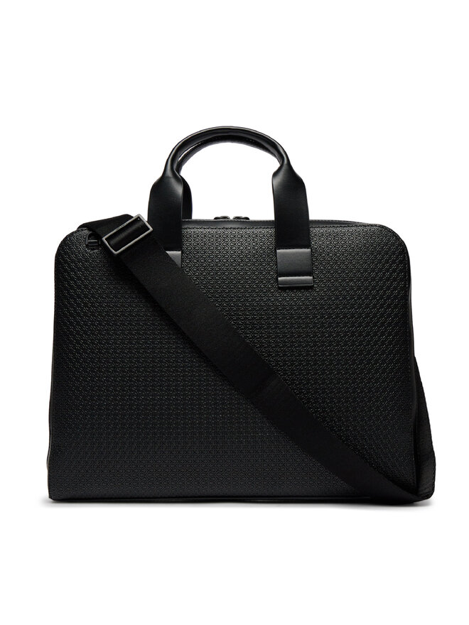 Sac ordinateur Calvin Klein Modern Bar Slim Laptop Bag Mono K50K511366 Noir chaussures