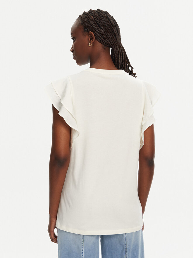 Liu Jo Sport Liu Jo Sport T-Shirt TA5178 J5904 Weiß Regular Fit