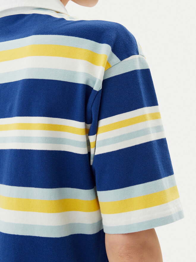 Napapijri Napapijri Polo marškinėliai E-Ete NP0A4ILK Mėlyna Oversize