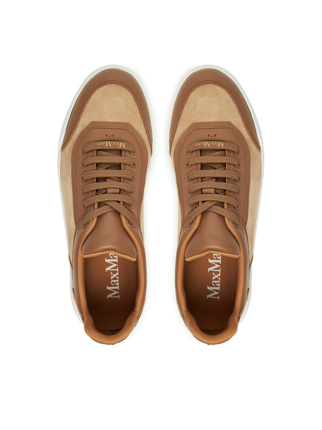 Max Mara Sneakersy Max Mara Maxi 2524766071650 Hnědá