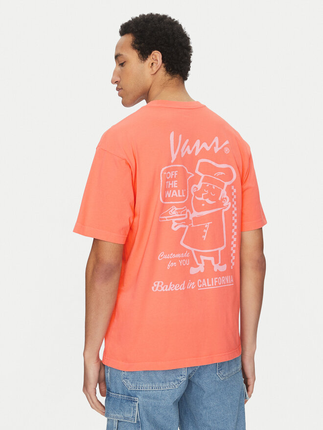 Vans Vans Póló 66 Baked VN000NTS Rózsaszín Loose Fit