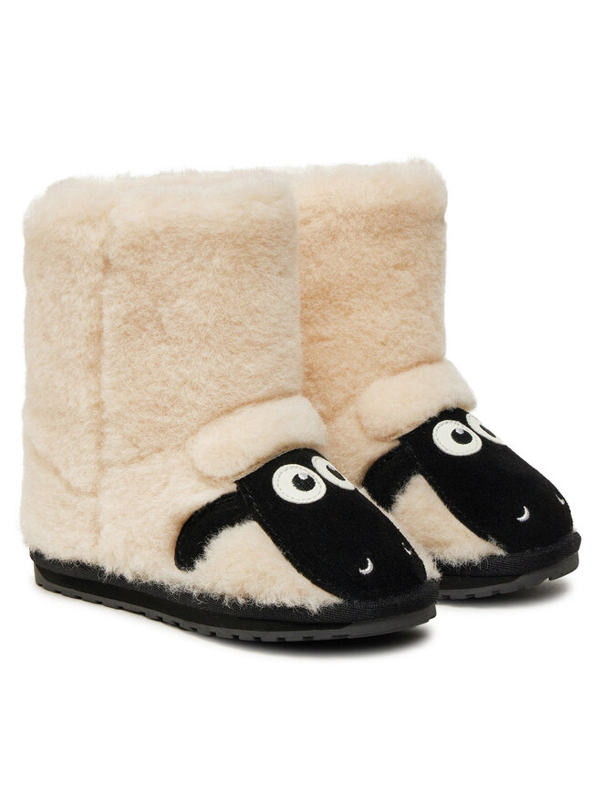 EMU Australia Schneeschuhe EMU Australia Shaun The Sheep K13111 Écru
