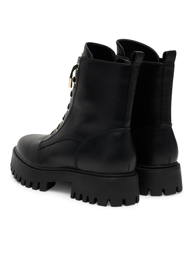 Guess Trapery Guess FLTFNA ELE10 Czarny