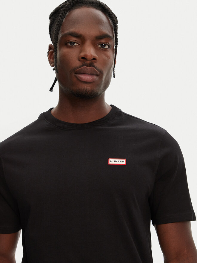 Hunter Hunter Majica Tavish HARM0082251 Črna Regular Fit