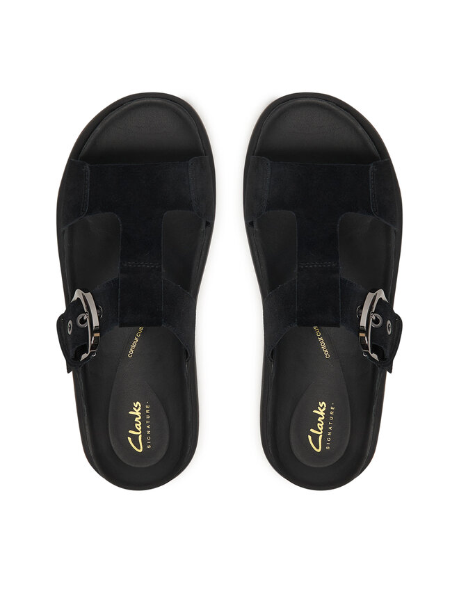 Clarks Шльопанці Clarks Aristella West 26185813 Чорний