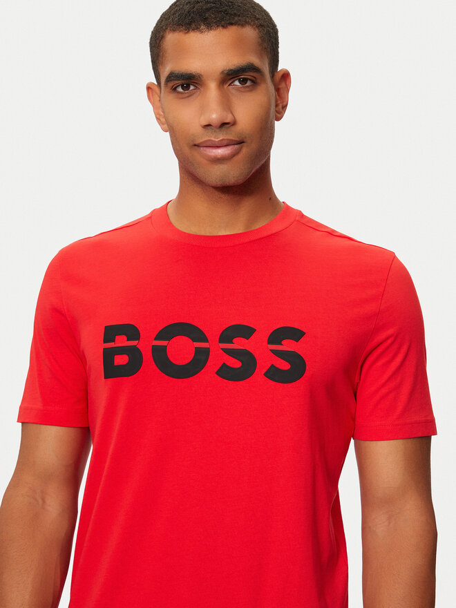 BOSS Boss T-Shirt 50525208 Rot Regular Fit