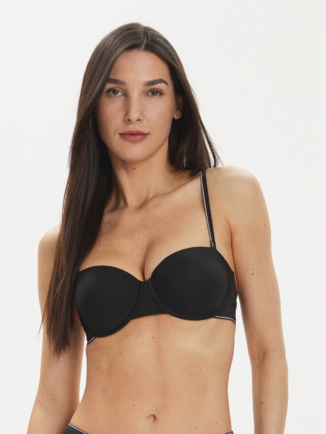 Tommy Hilfiger Tommy Hilfiger Σουτιέν Bardot UW0UW04230 Μαύρο