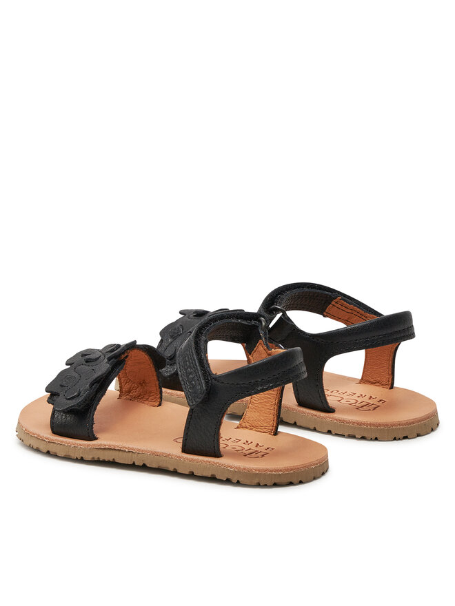 Froddo Sandalen Froddo Barefoot Flexy Flowers G3150265-4 M Schwarz