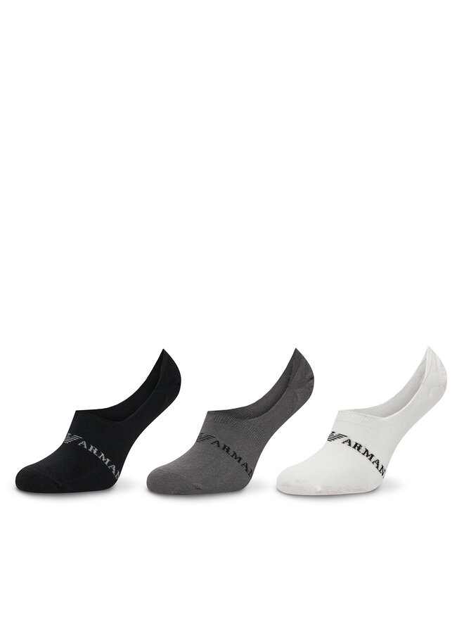 Emporio Armani Underwear Súprava 3 párov krátkych pánskych ponožiek Emporio Armani Underwear 306227 4F254 02910 Farebná