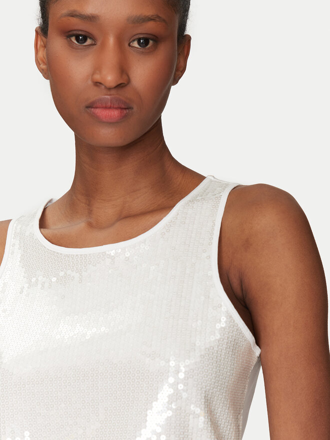 Marella Marella Felső Terzo 2513941124 Fehér Slim Fit