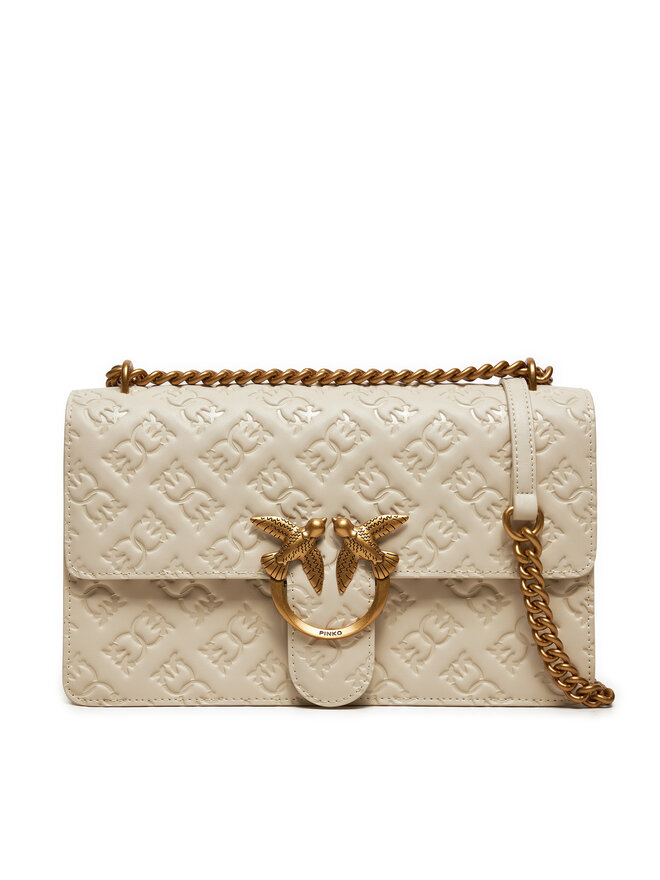 PINKO Torebka PINKO Love One Classic Dc AI 24-25 PLTT 100941 A1YB Écru