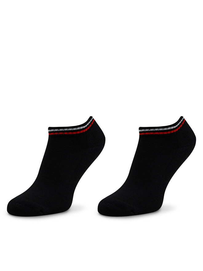 Tommy Hilfiger Set di 2 paia di pedulini unisex Tommy Hilfiger 701228178 Nero