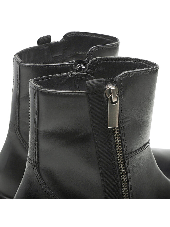 Geox Polokozačky Geox D Iridea O D26HRO 00043 C9999 Černá