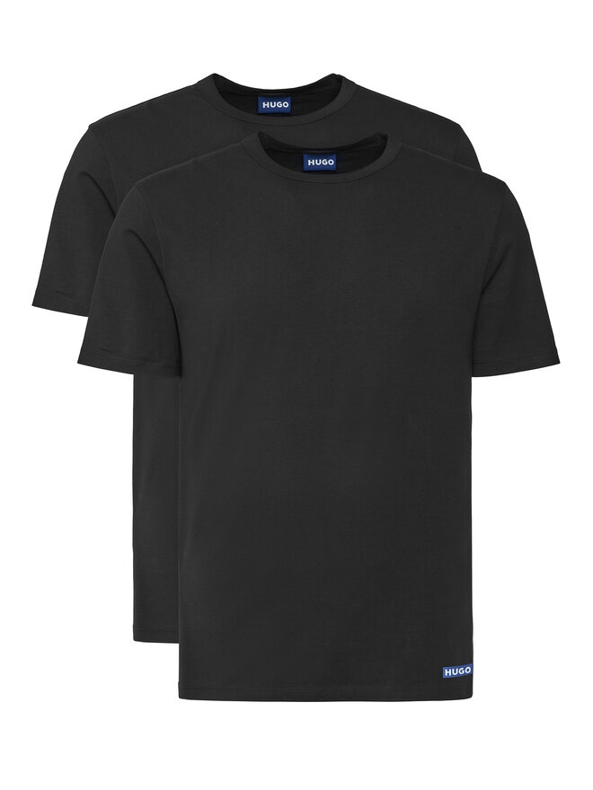 HUGO HUGO Pack de 2 camisetas Naolo 50546933 Negro Regular Fit