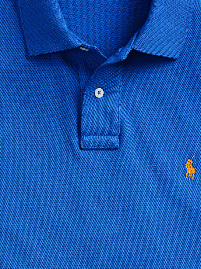 Polo Ralph Lauren Polo Ralph Lauren Поло 710782592011 Голубий Custom Slim Fit