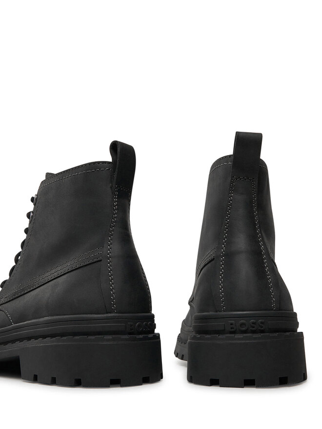 BOSS Schnürstiefeletten Boss Nebular 50529219 Schwarz