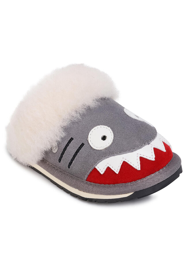 EMU Australia Čības EMU Australia Shark Slipper K12436 Pelēks