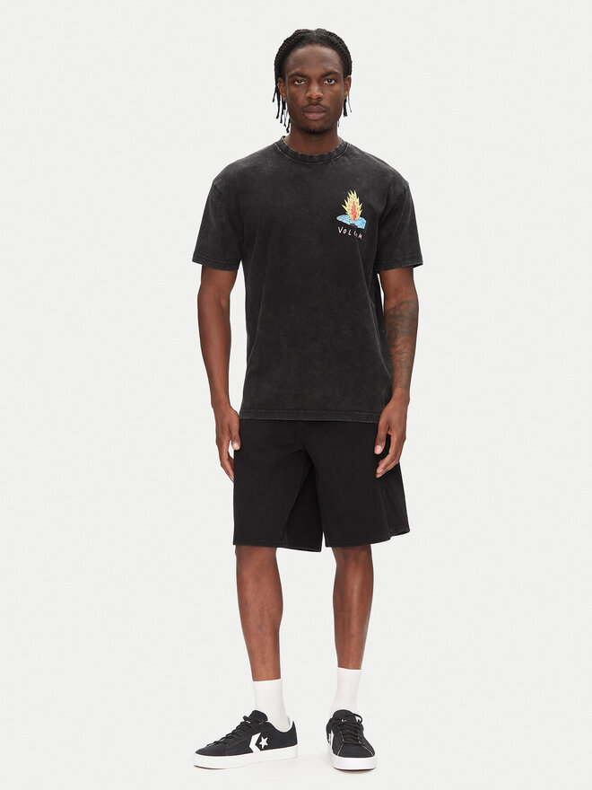 Volcom Volcom Camiseta Bob Moleema 1 A4312553 Negro Loose Fit