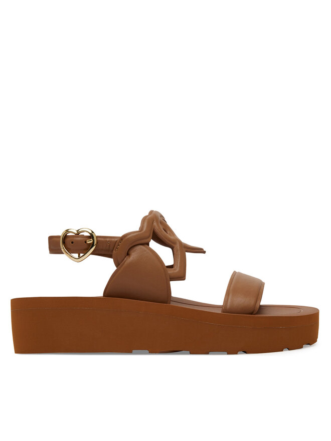 LOVE MOSCHINO Sandali LOVE MOSCHINO JA16054I1MIA0201 Rjava