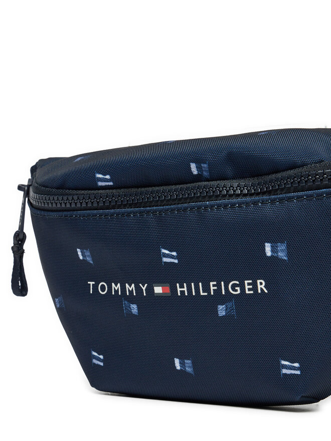 Tommy Hilfiger Rankinė ant juosmens Tommy Hilfiger Th Essential Aop AU0AU01949 Tamsiai mėlyna