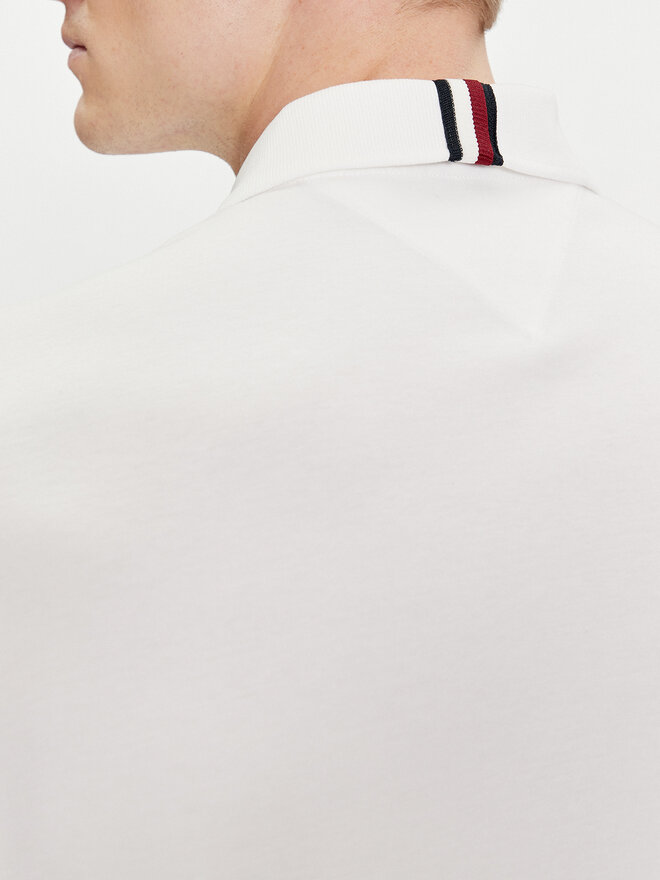 Tommy Hilfiger Tommy Hilfiger Pólóing Interlock MW0MW34783 Fehér Regular Fit