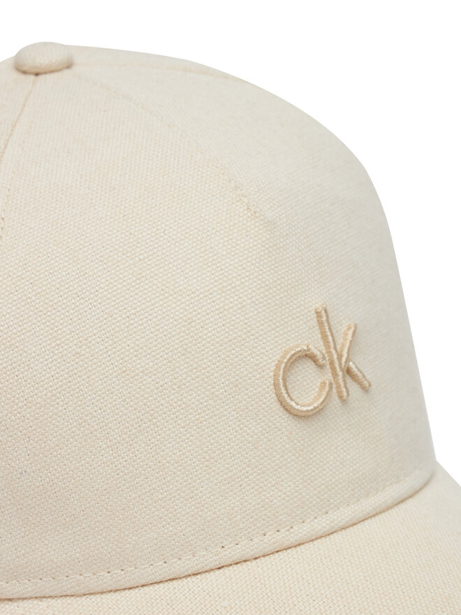 Calvin Klein Kšiltovka Calvin Klein Raised Embroidery K60K613118 Écru