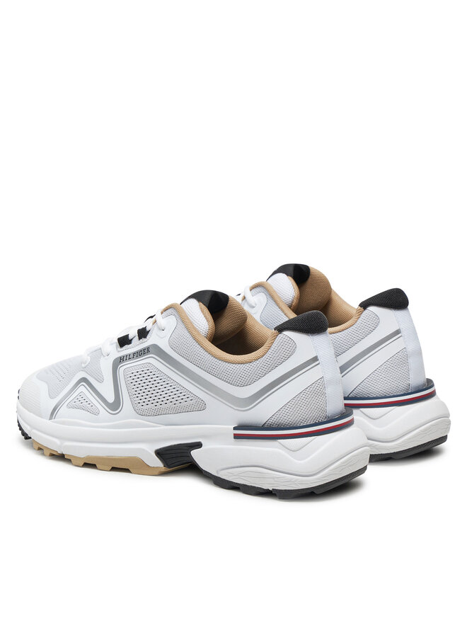 Tommy Hilfiger Снікерcи Tommy Hilfiger M Runner Tech Knit FM0FM05109 Білий
