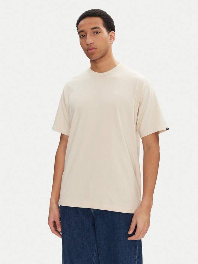 Vans Vans Camiseta Left Chest II VN000P1P Beis Loose Fit