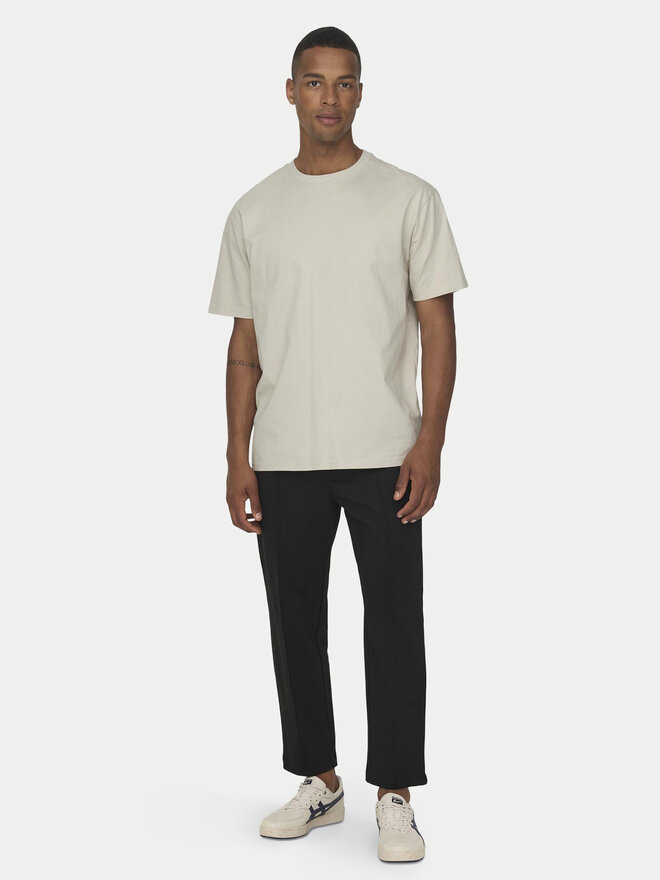 Only & Sons Only & Sons T-Shirt Fred 22022532 Μπεζ Relaxed Fit