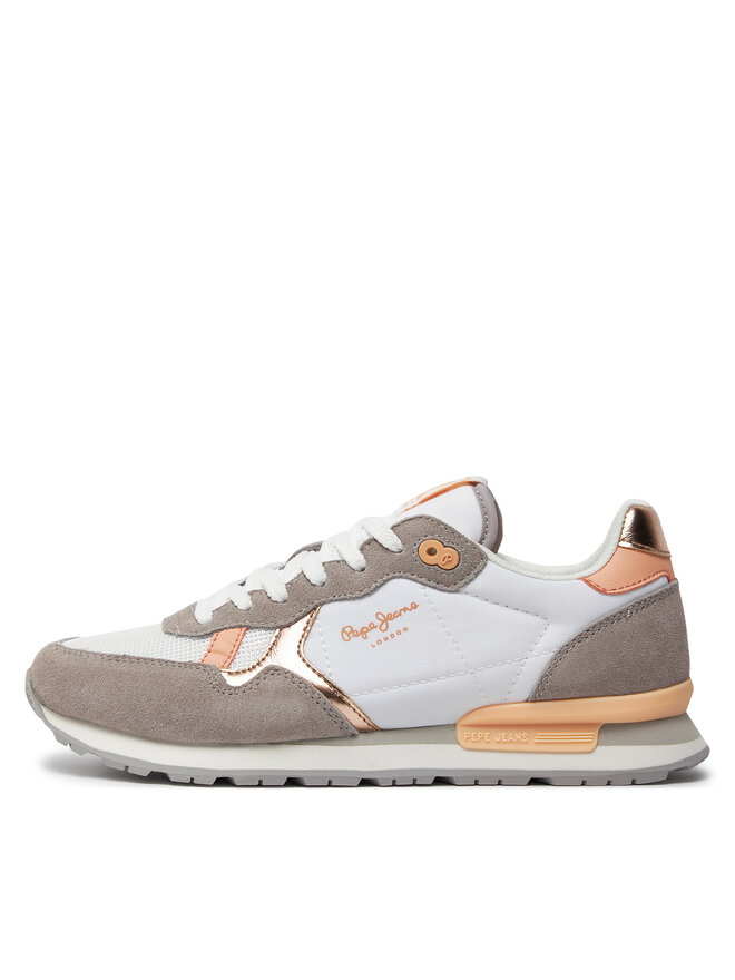 Pepe Jeans Snīkeri Pepe Jeans Brit Heritage W PLS31474 Balts