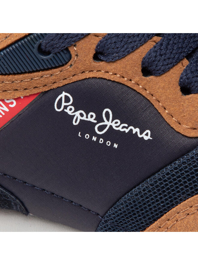 Pepe Jeans Сникърси Pepe Jeans London One Basic B PBS30540 Тъмносин