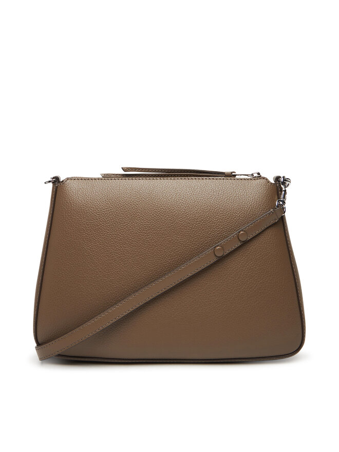 Tory Burch Ročna torba Tory Burch Perry 175544 Rjava