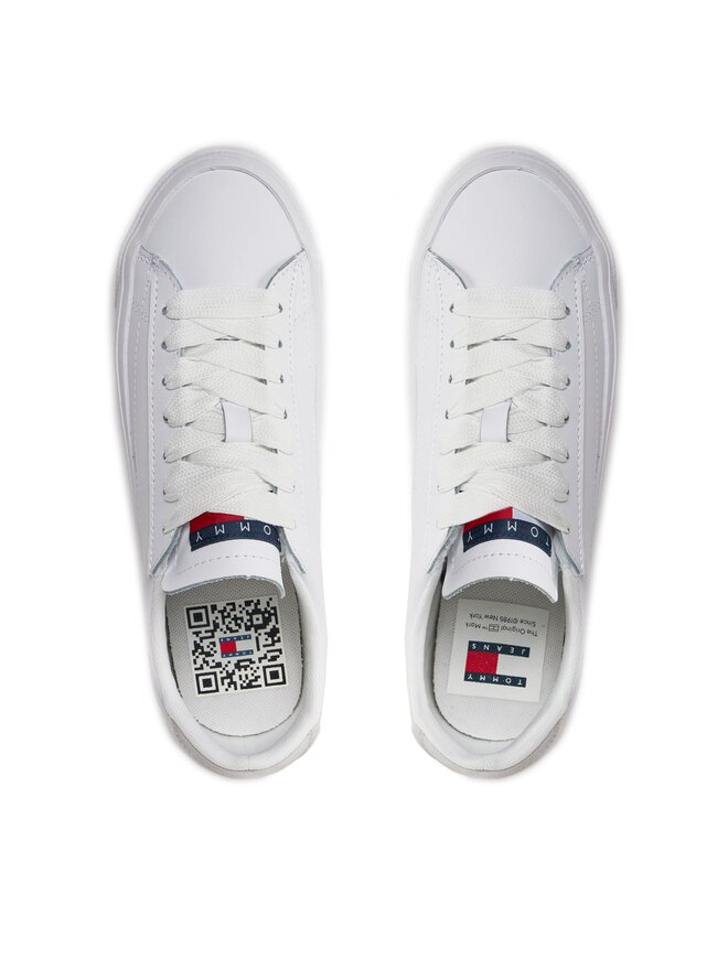 Tommy Jeans Sneakers Tommy Jeans Tjw Vulc Flatform Sneaker Ess EN0EN02509 Alb