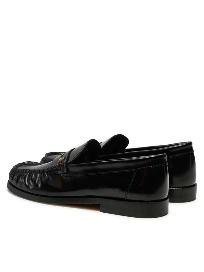Tommy Hilfiger Μοκασίνια Tommy Hilfiger Loafer Abrasivato Leather FW0FW08617 Μαύρο