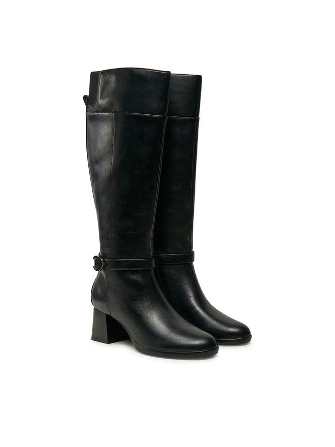 Geox Μπότες Geox Walk Pleasure 55D D46XBD 00043 C9999 Μαύρο